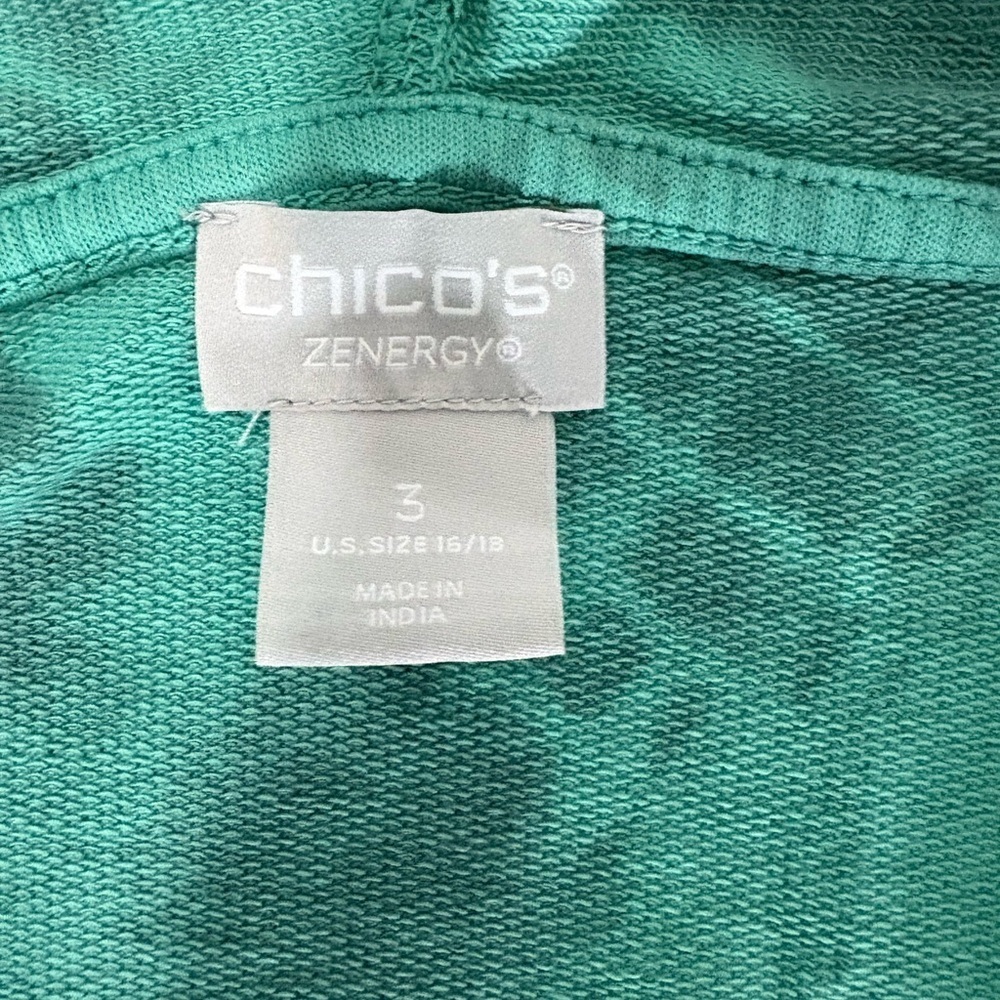 Green Tie-Dye Hooded Jacket - Picture 2 of 7
